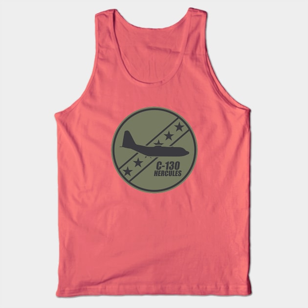 C-130 Hercules Patch (subdued) Tank Top by TCP